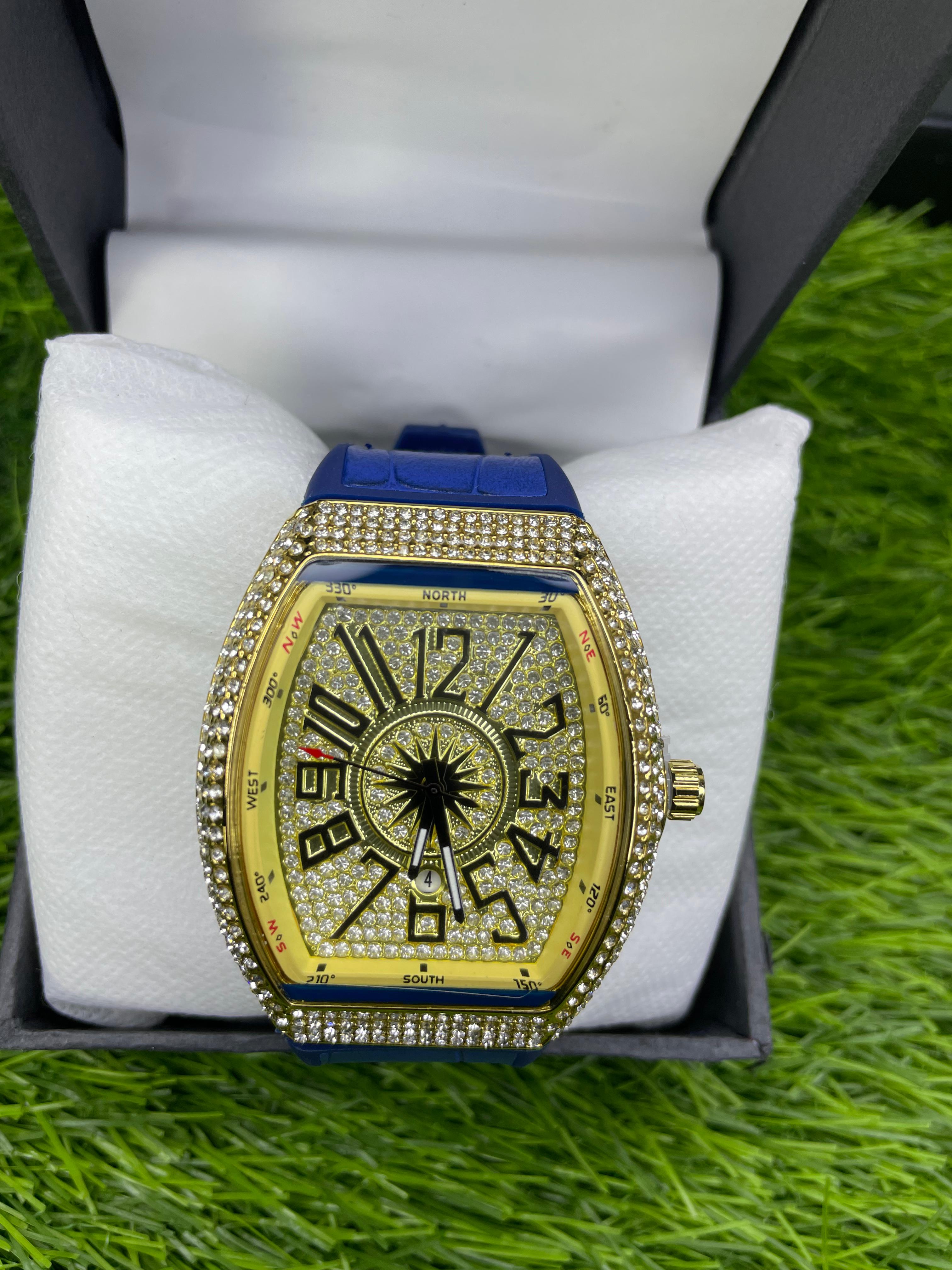 Frank Muller Stones Blue Straps