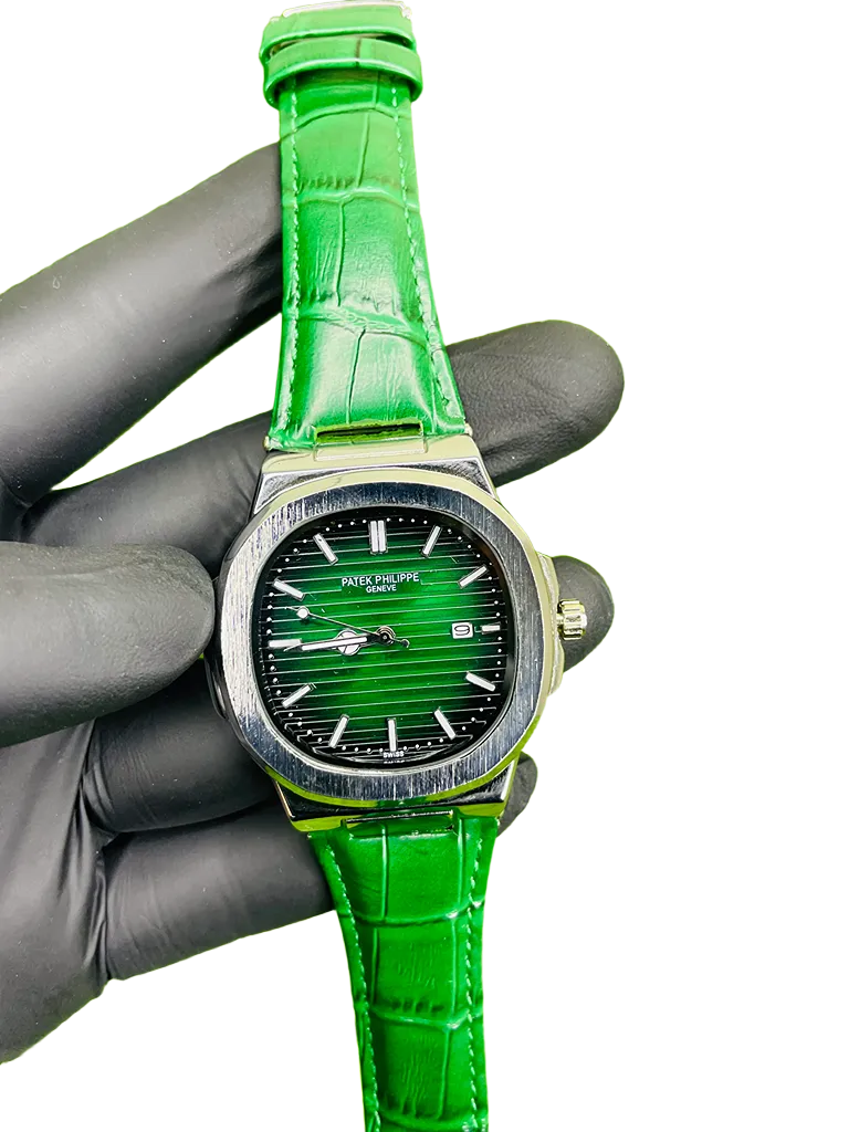 Patek Philippe Green Leather