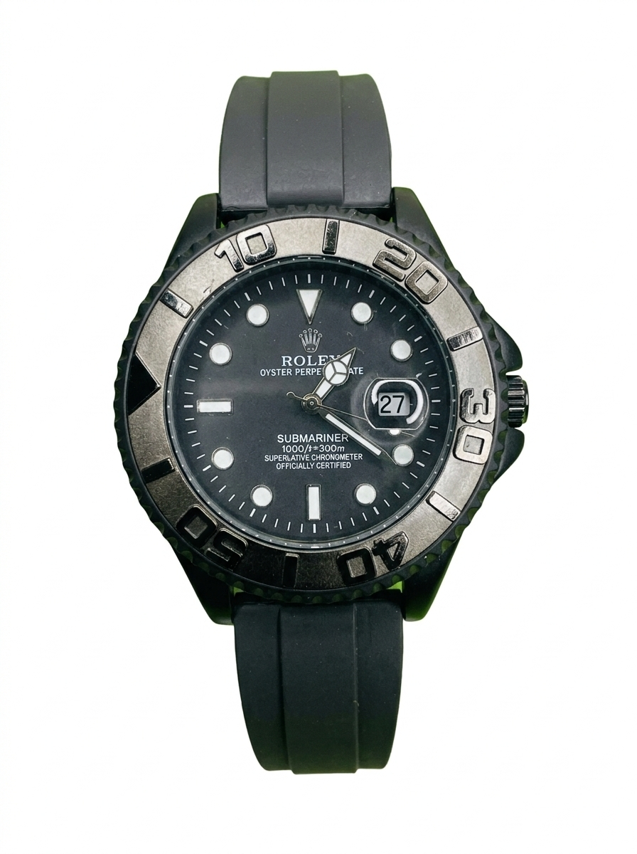 Rolex Submariner Simple Black Silicon