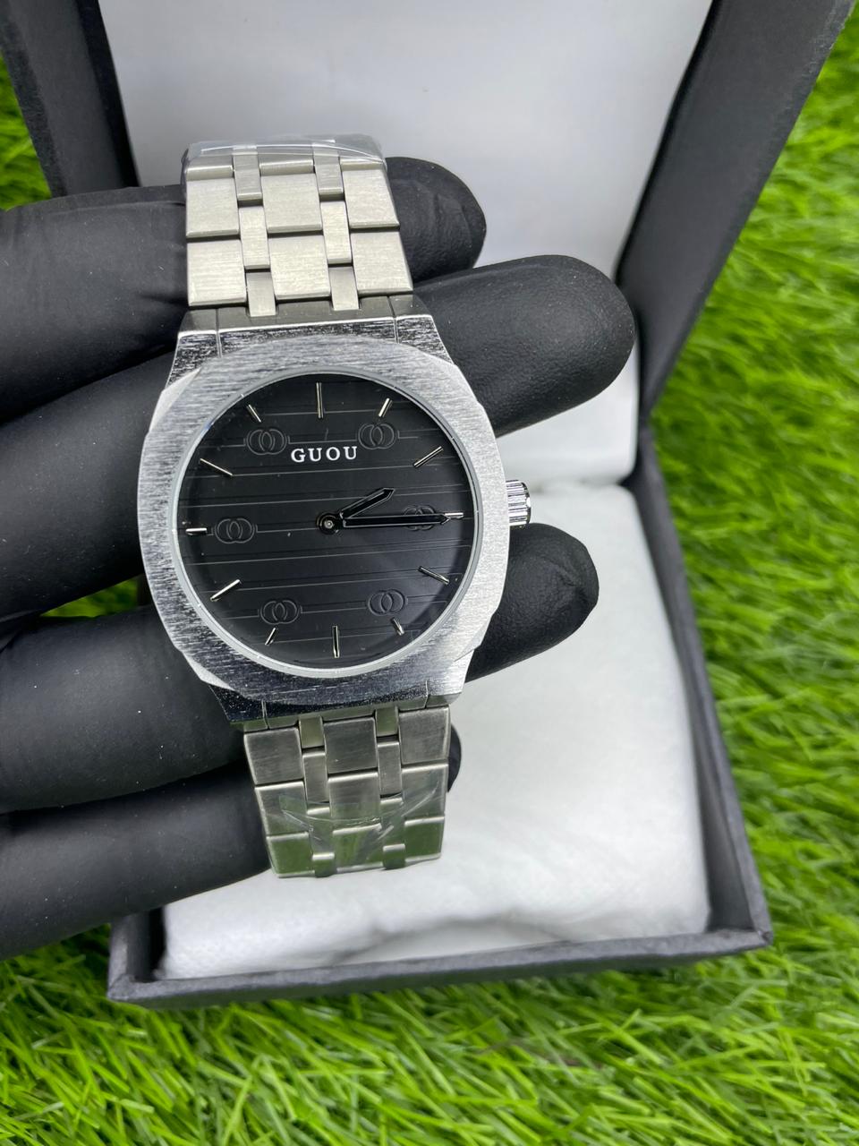 Gucci Black/Silver Stainless