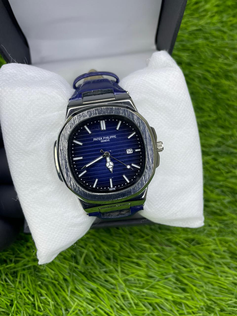 Patek Philippe Blue Leather